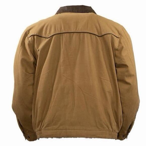 Outback Trading Company Trailblazer Canvas Tan Cotton Mens Jacket - Picture 2 of 8